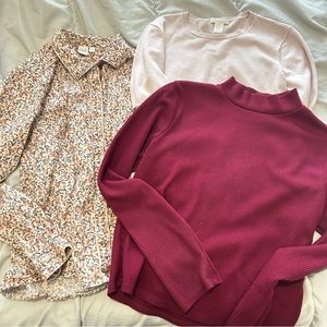 Lot 3 excellent condition tops